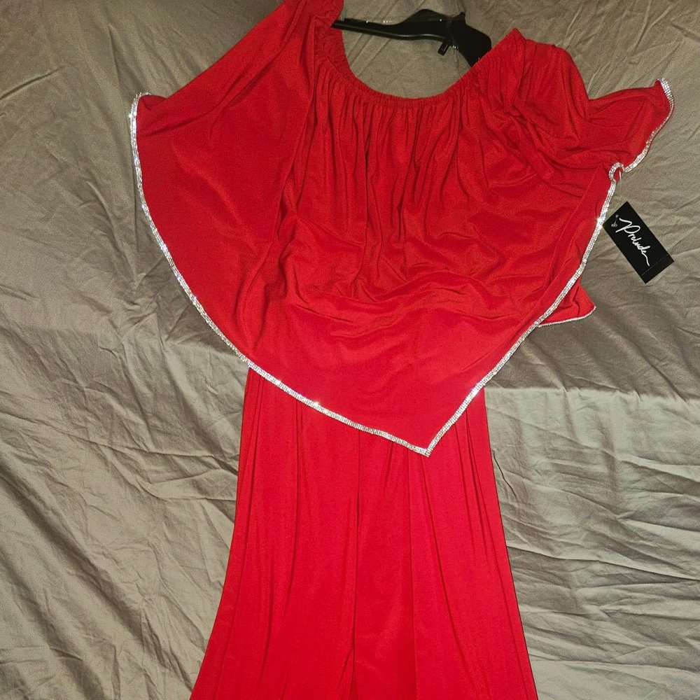 Red Prelude Jumpsuit